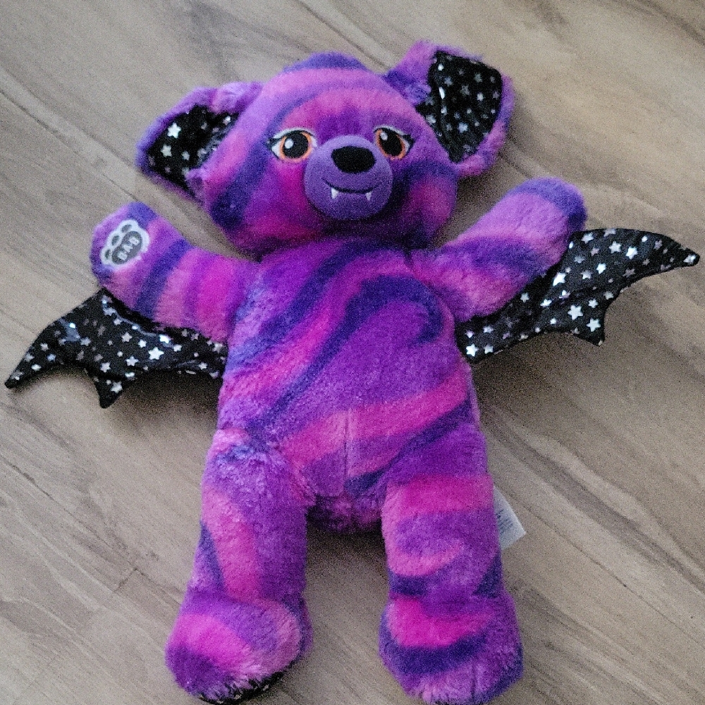 Build A Bear - Midnight Shimmer Bat Plush